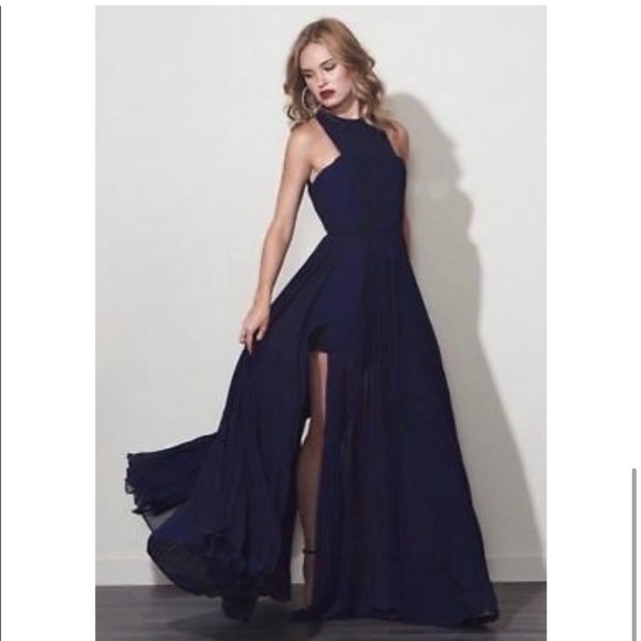 Fame and Partners pleated gown - Picture 7 of 8